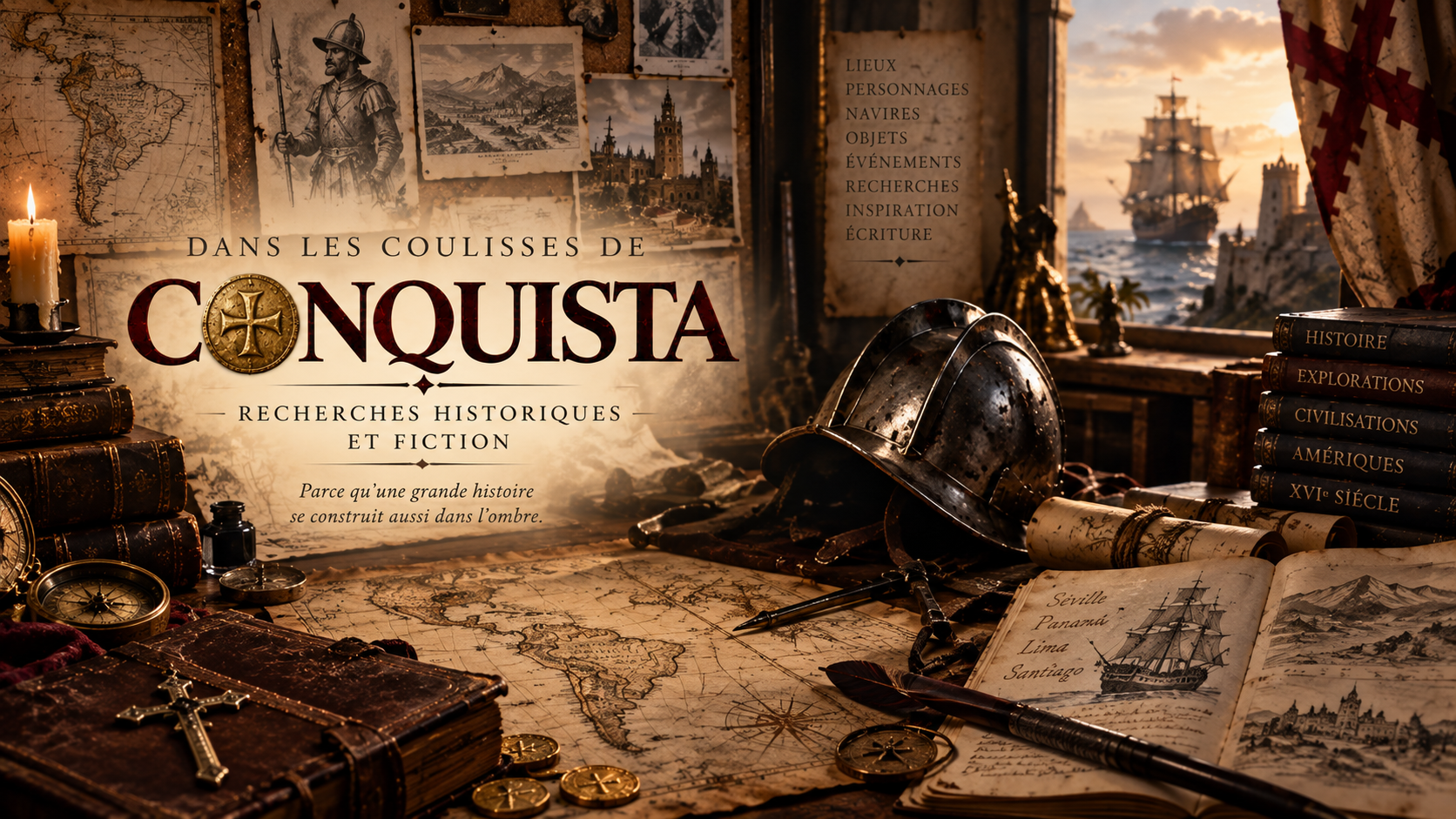 Écrire CONQUISTA : entre recherches historiques et fiction