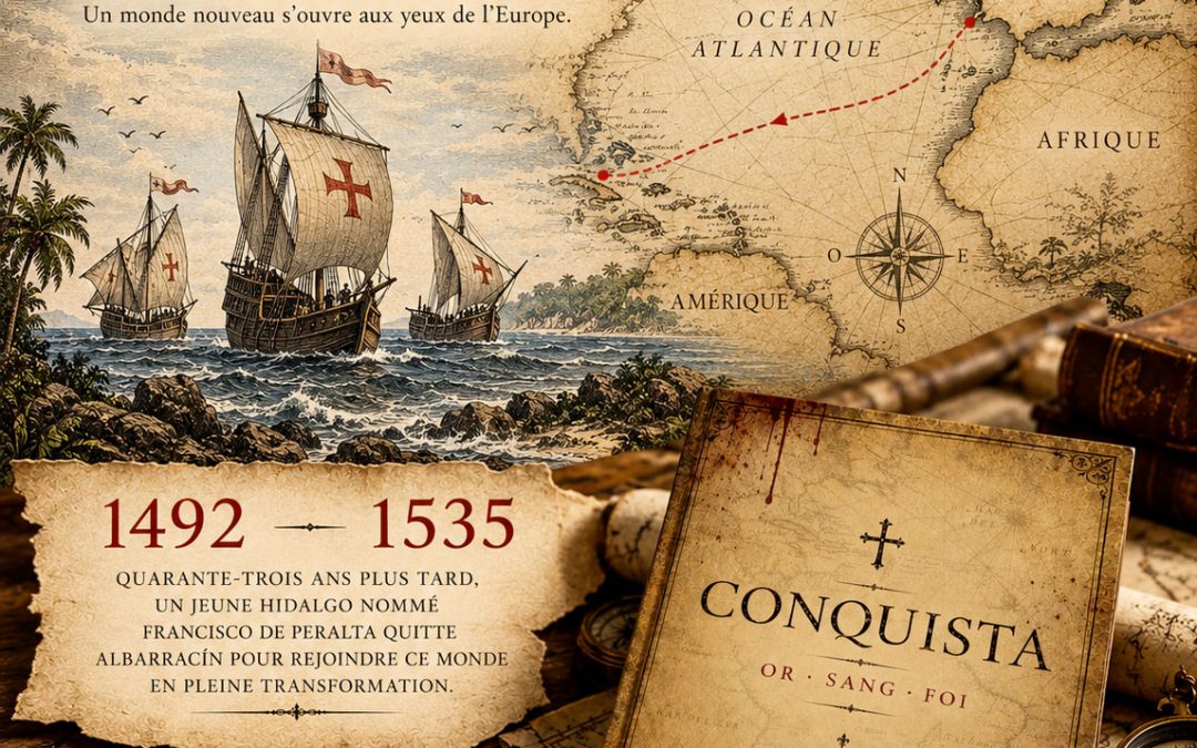 12 octobre 1492 : de Christophe Colomb à CONQUISTA, quand l&rsquo;Histoire donne naissance à un roman