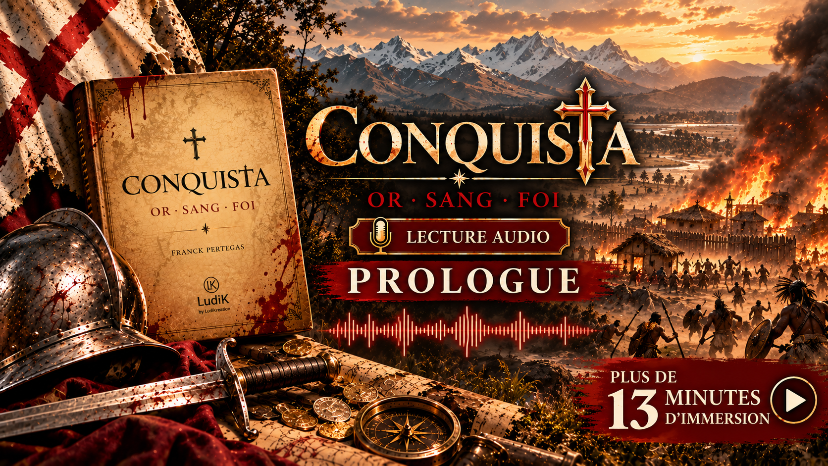 CONQUISTA – OR · SANG · FOI : découvrez le prologue en lecture audio immersive